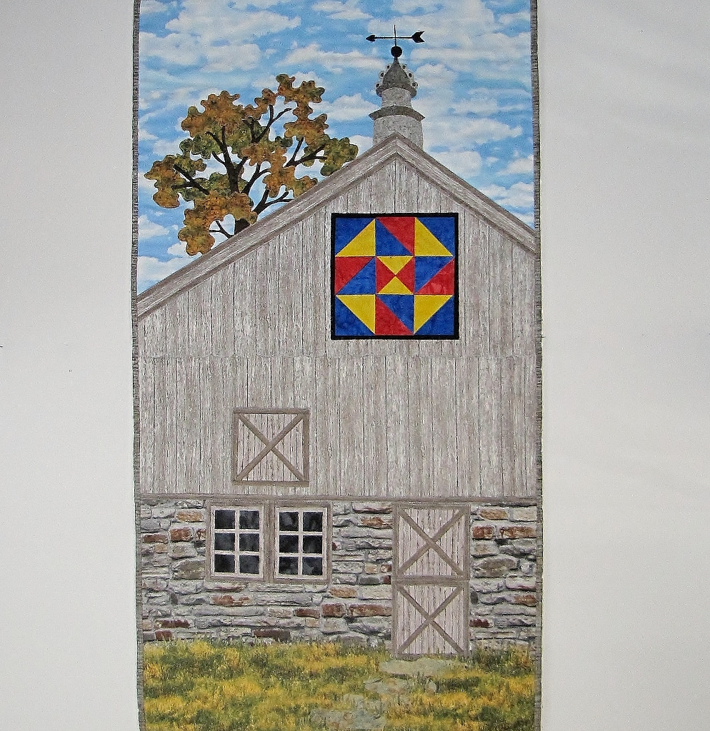 barn quilt star puzzle pattern fabric kit